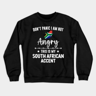 Funny South African Dont Panic, South Africa Crewneck Sweatshirt